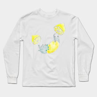 Lemon Cat Long Sleeve T-Shirt